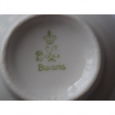 Bavaria porceliano servizas languotu krašteliu