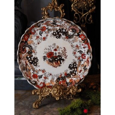 Imari stiliaus senovinė lėkštė Imari stiliaus senovinė lėkštė