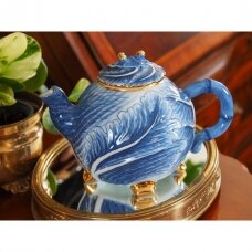 Mėlynai auksinis Tailandietiškas arbatinukas