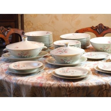 Mid century Porcelaine de Baudour pietų servizas Mid century Porcelaine de Baudour pietų servizas