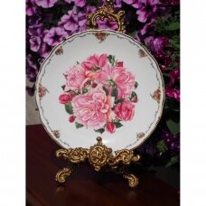 Royal Albert Albertine Rose dekoratyvinė lėkštė, puošta rožėmis