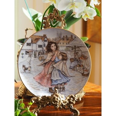 Royal Worcester kolekcinė lėkštė „A Christmas Wish“