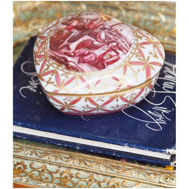 Paris Royal papuošalų dėžutė, dekoruota marinistiniu paveikslėliu 4
