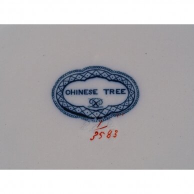 Senovinė Pearl Ware Chinese Tree Ironstone lėkštė