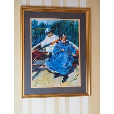 Sir Alfred James Munnings paveikslo Stranded reprodukcija Sir Alfred James Munnings paveikslo Stranded reprodukcija