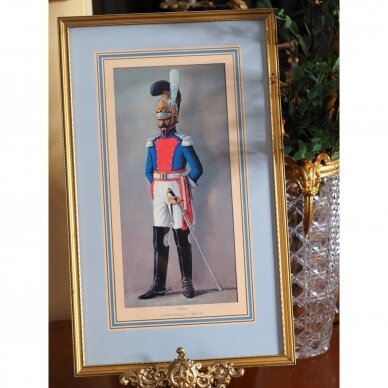 Vintažinis Dutch Carabinier 1815 paveikslas